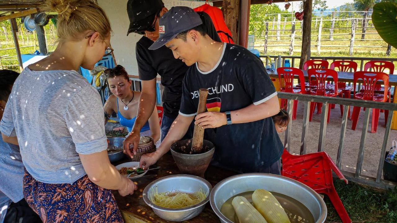 Vera Sunset Homestay Local Experience With Lao Family Muang Không Εξωτερικό φωτογραφία